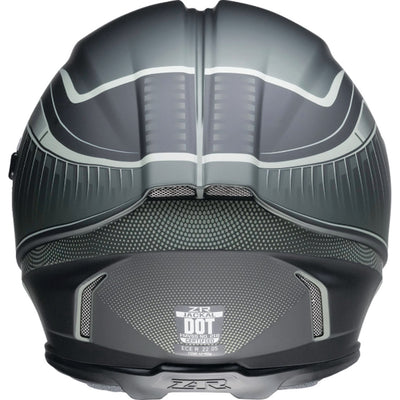 Z1R Jackal Dark Matter Helmet Green - Rear VIew