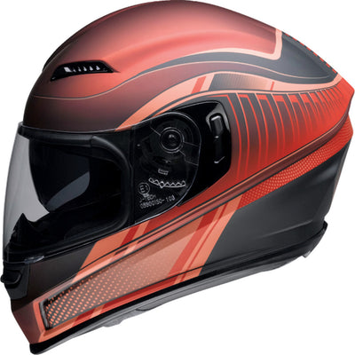 Z1R Jackal Dark Matter Helmet Red - Left Side View