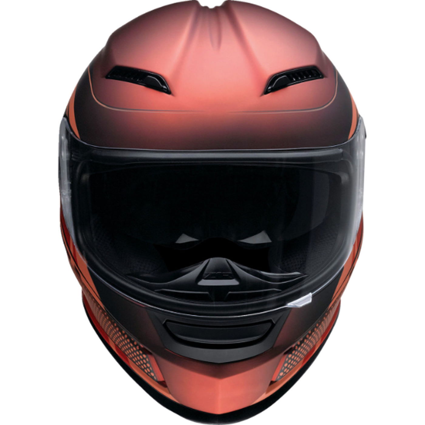 Z1R Jackal Dark Matter Helmet Red - Front View