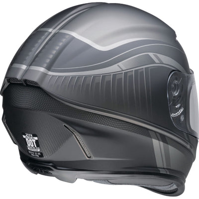 Z1R Jackal Dark Matter Helmet Steel - Rear Right Side View