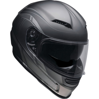 Z1R Jackal Dark Matter Helmet Steel - Front Right Side View