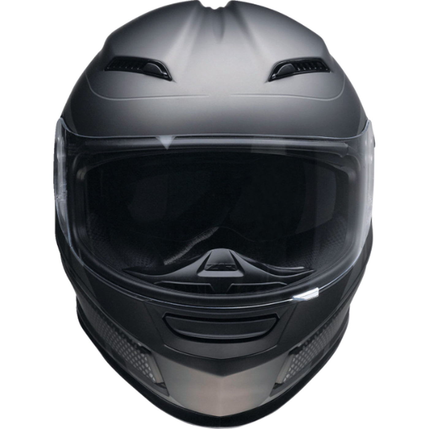 Z1R Jackal Dark Matter Helmet Steel - Front View