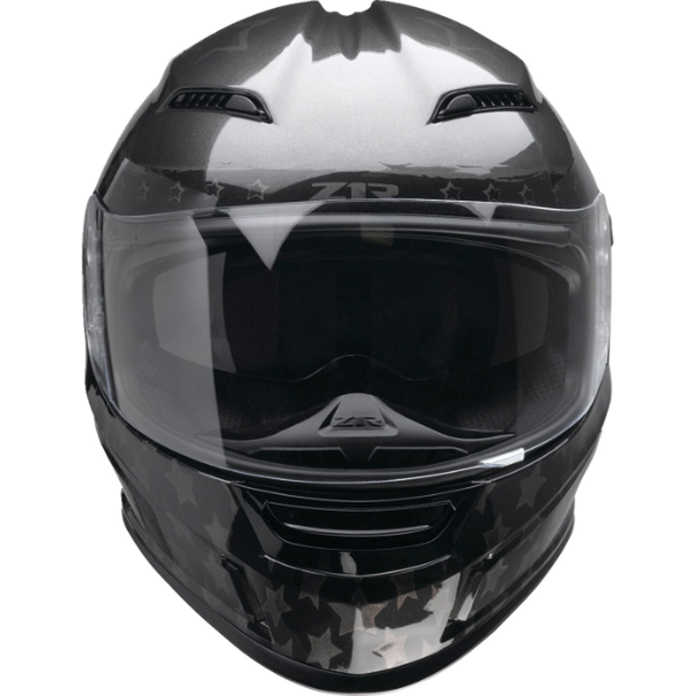 Z1R Jackal Patriot Helmet Stealth - Front View