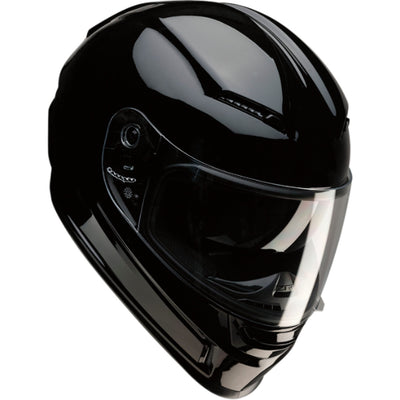 Z1R Jackal Solid Helmet Black - Front Right Side View