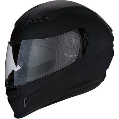 Z1R Jackal Solid Helmet Flat Black - Front Left Side View