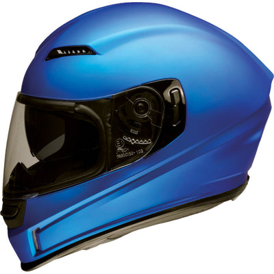 Z1R Jackal Satin Helmet Blue - Left Side View