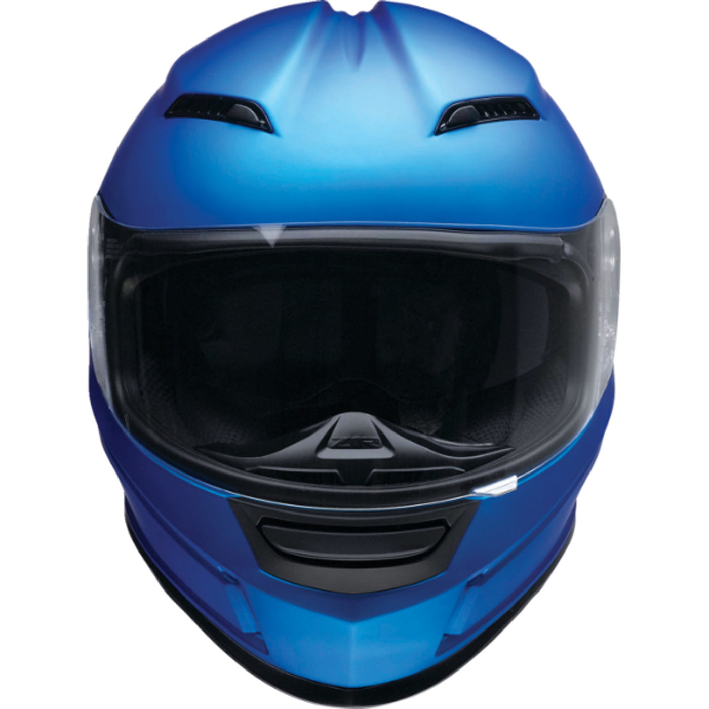 Z1R Jackal Satin Helmet Blue - Front View