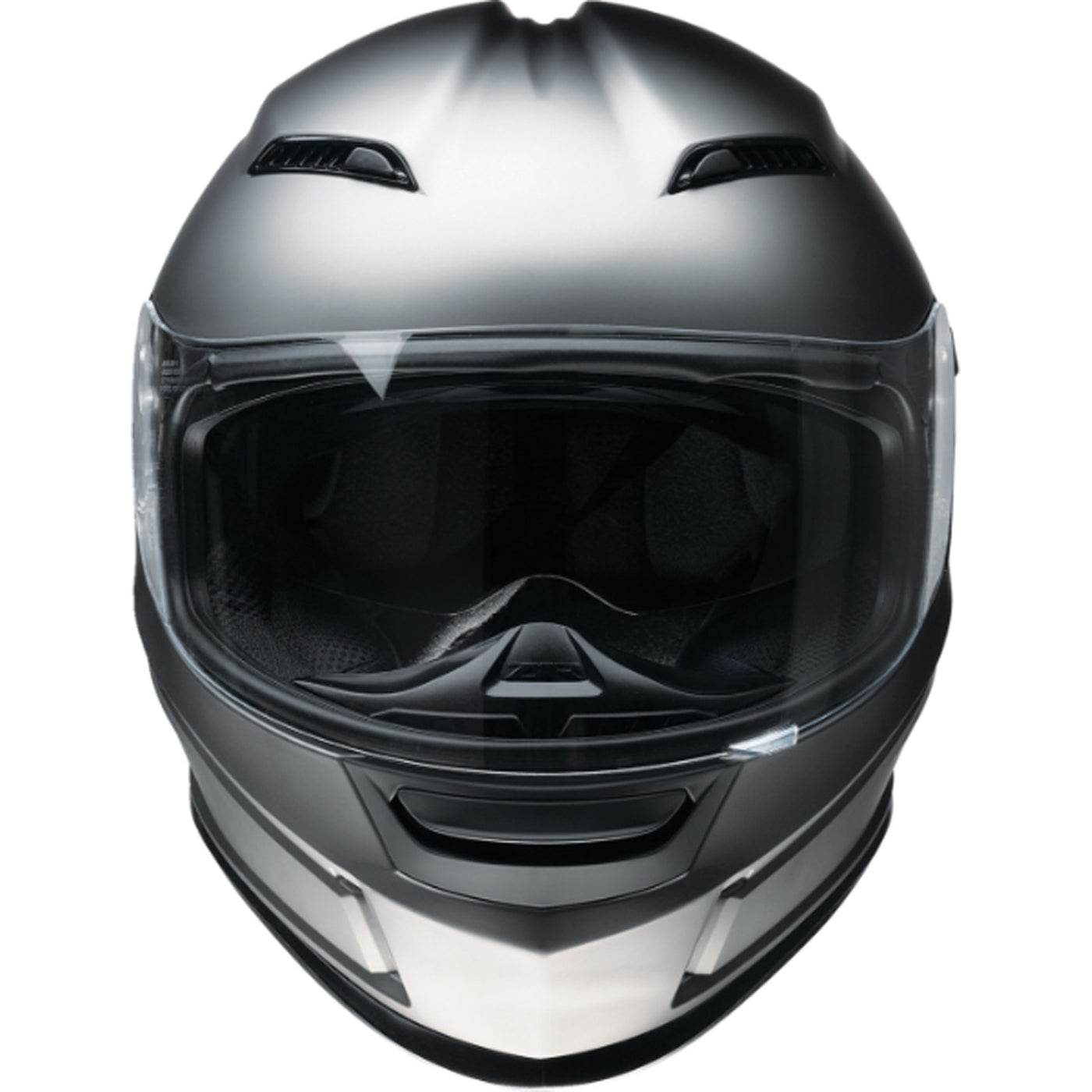 Z1R Jackal Satin Helmet Titanium - Front View