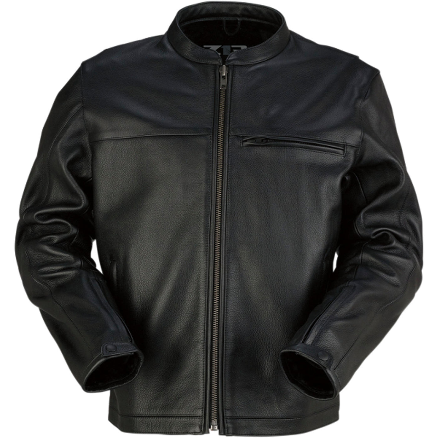 Z1R Munition Leather Jacket Black - Front View