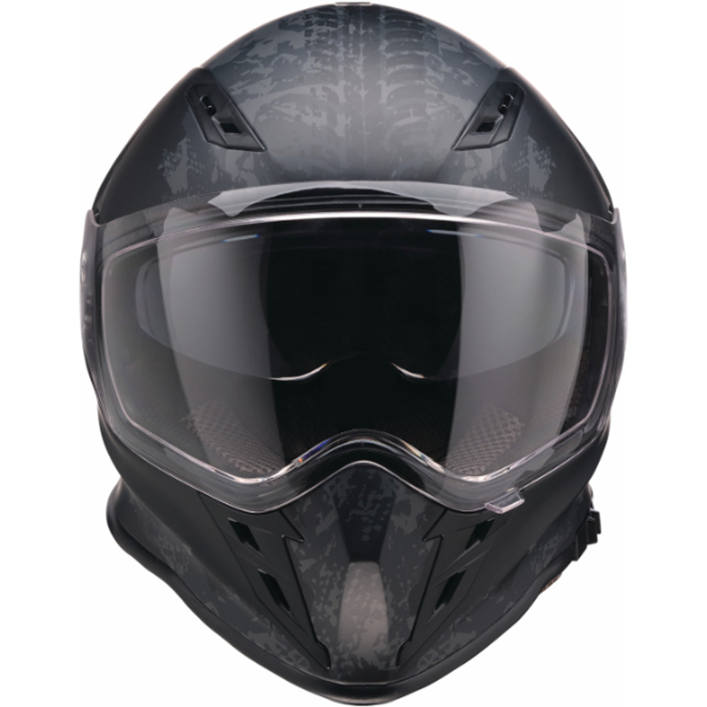 Z1R Nemesis Speed Demon Helmet Black - Front View