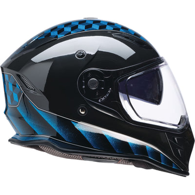 Z1R Nemesis Thunderbird Helmet Blue - Right Side View