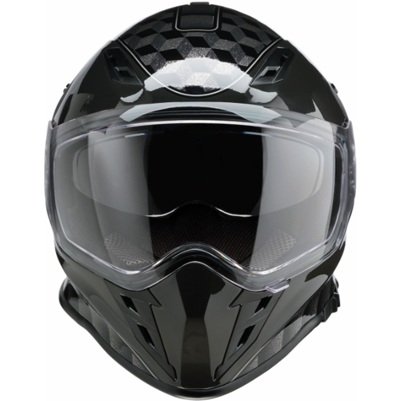 Z1R Nemesis Thunderbird Helmet Gray - Front View