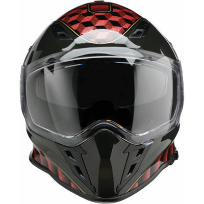 Z1R Nemesis Thunderbird Helmet Red - Front View