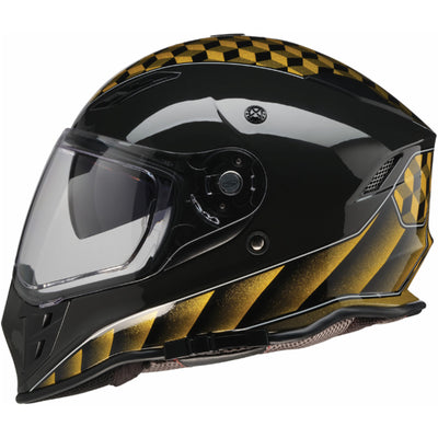 Z1R Nemesis Thunderbird Helmet Yellow - Left Side View