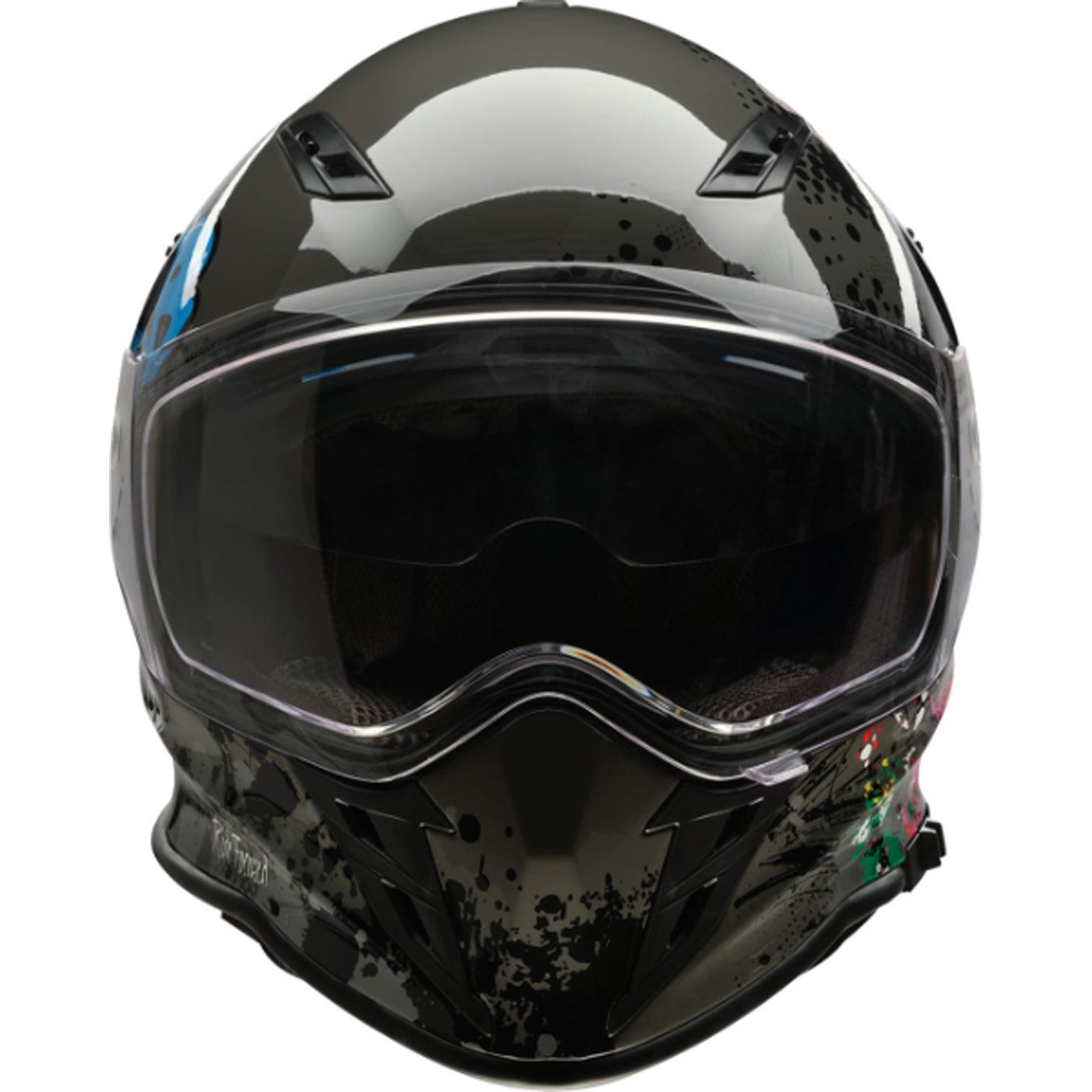 Z1R Nemesis Distro Helmet Gray - Front View