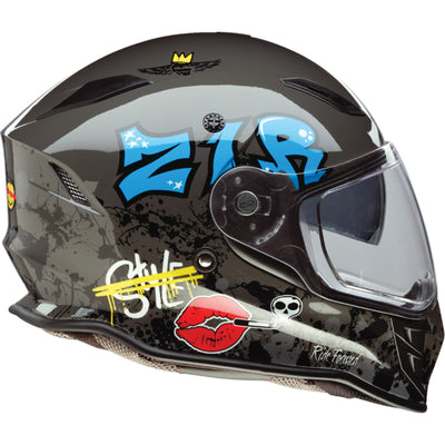 Z1R Nemesis Distro Helmet Gray - Right Side View