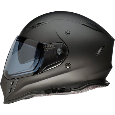 Z1R Nemesis Smoke Helmet Flat Black - Left Side View