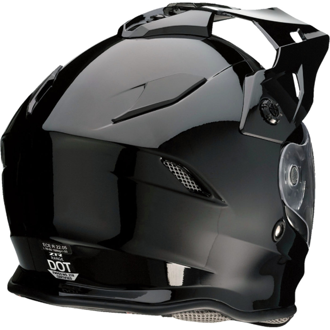 Z1R Range 2.0 MIPS Solid Helmet Black - Rear Right Side View