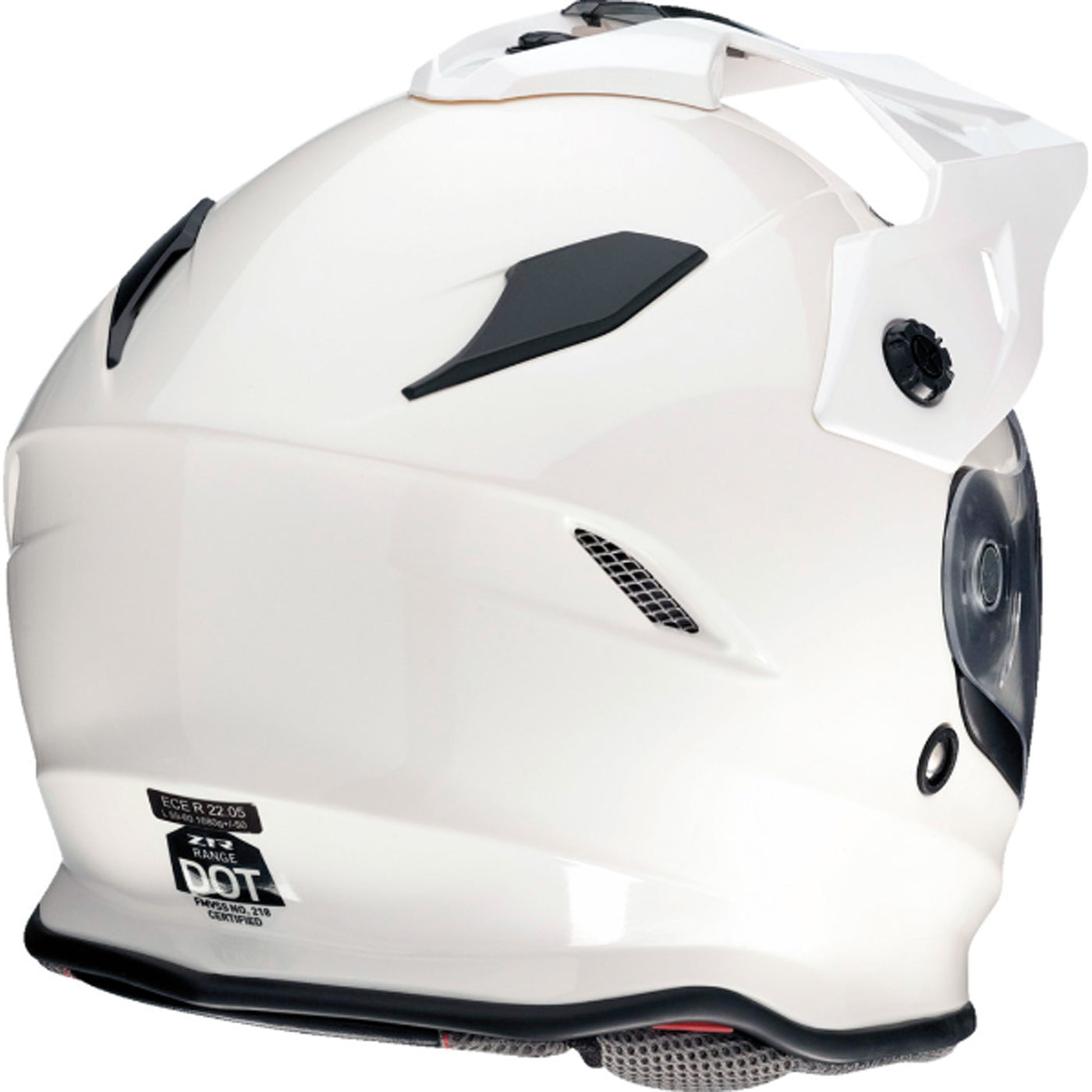 Z1R Range 2.0 MIPS Solid Helmet White - Rear Right Side View