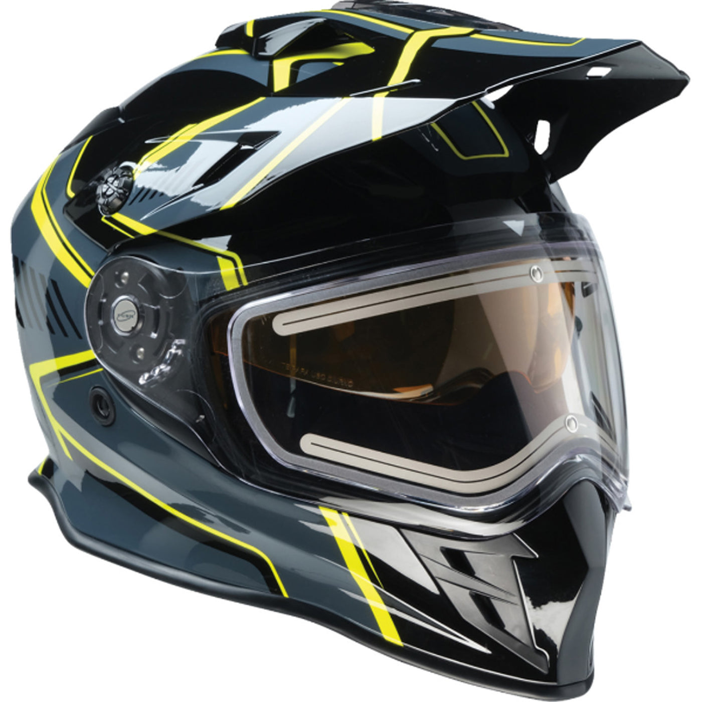 Z1R Range Rotor Helmet Black/Hi-Viz - Front Right Side View