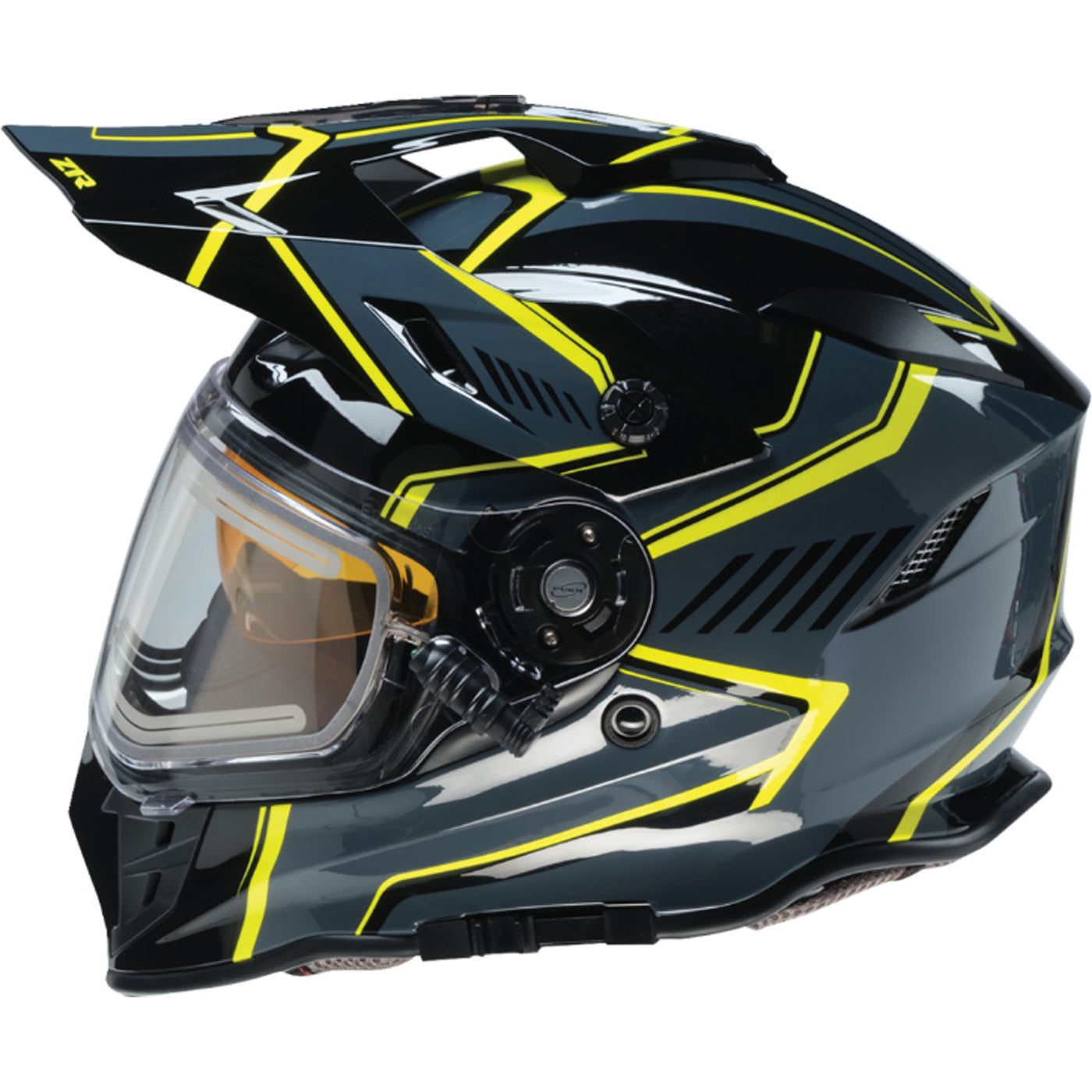 Z1R Range Rotor Helmet Black/Hi-Viz - Left Side View