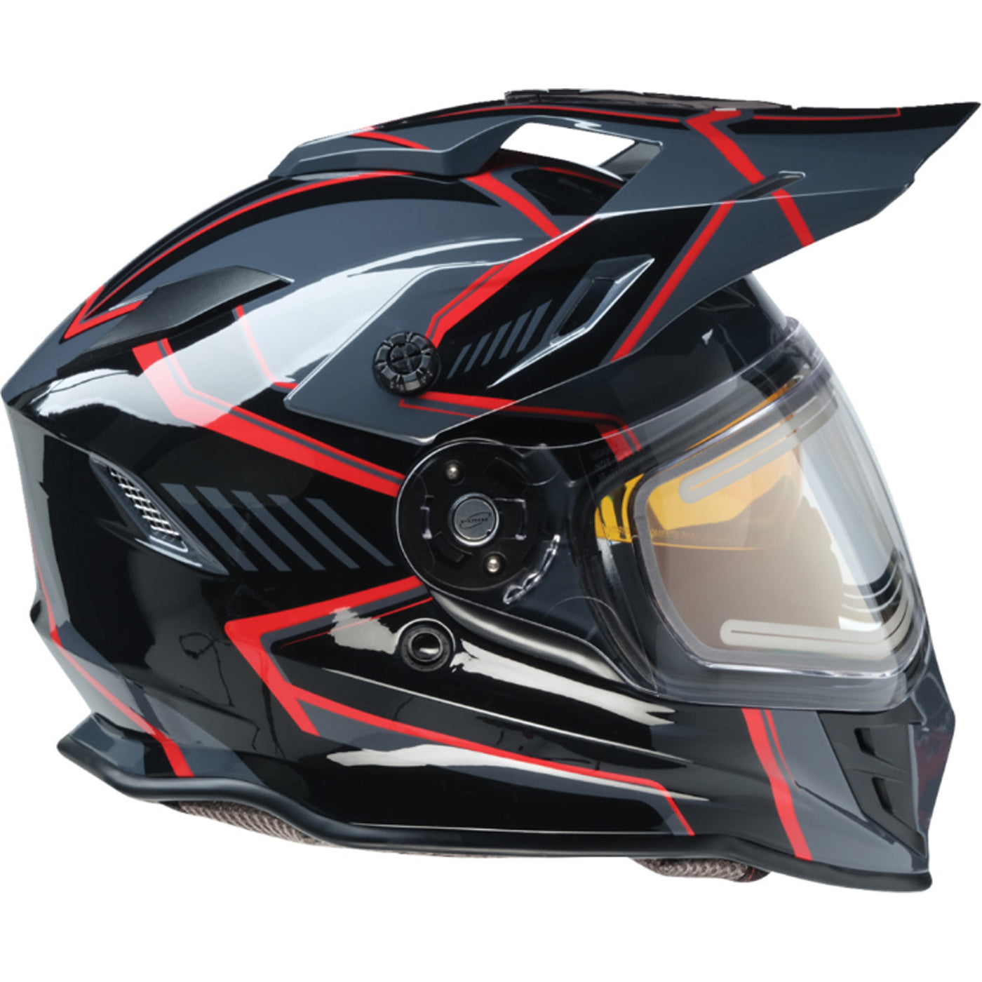 Z1R Range Rotor Helmet Black/Red - Right Side View