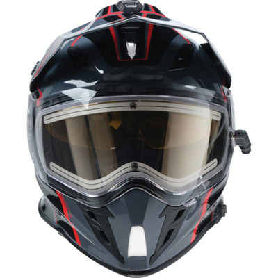 Z1R Range Rotor Helmet Black/Red - Front View