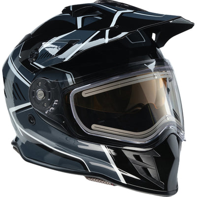 Z1R Range Rotor Helmet Gray/White - Front Right Side View