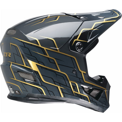 Z1R Rise 2.0 Hyacinth Helmet Black/Gold - Rear Right Side View