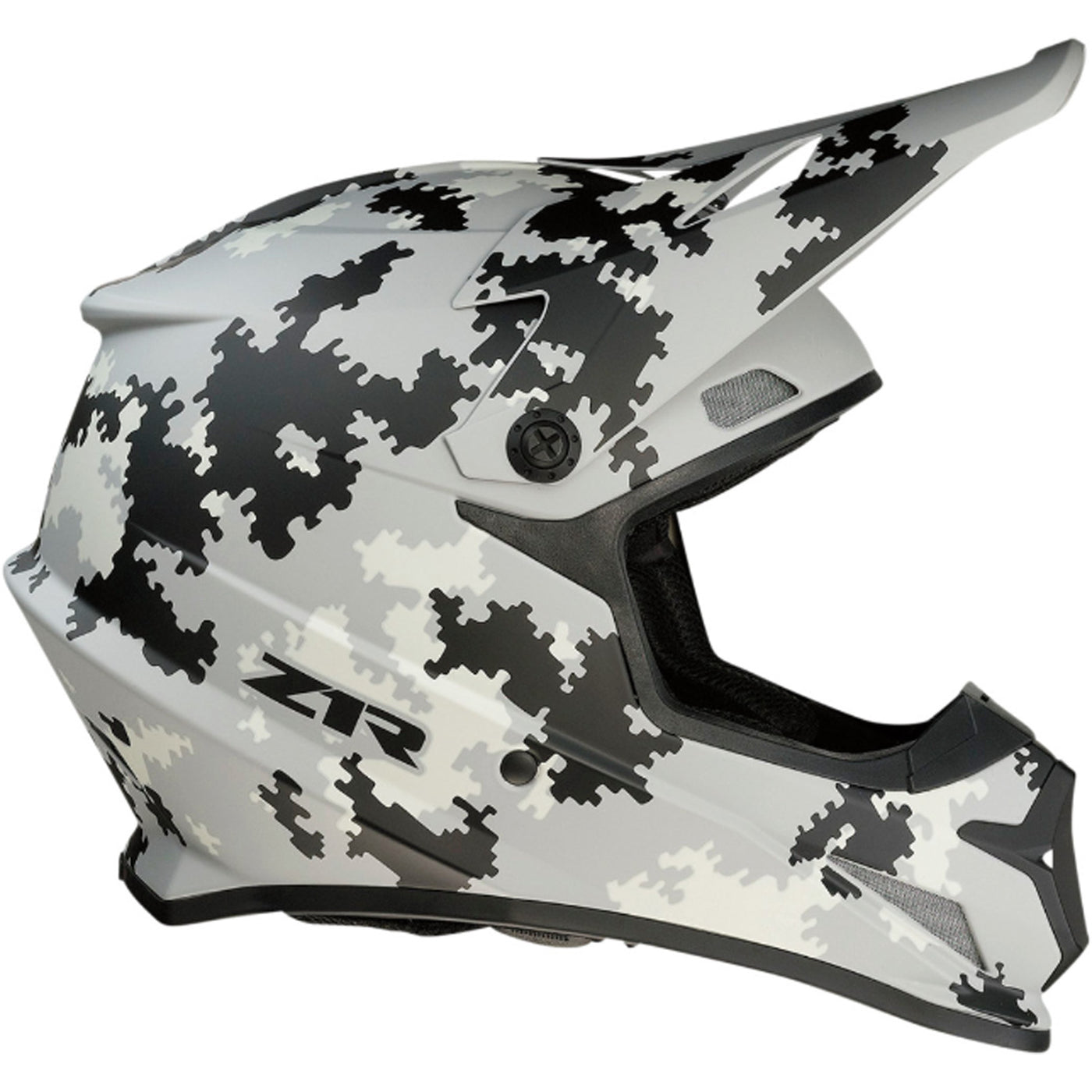 Z1R Rise Digi Camo Helmet Gray - Right Side View