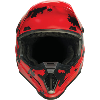 Z1R Rise Digi Camo Helmet Red - Front View