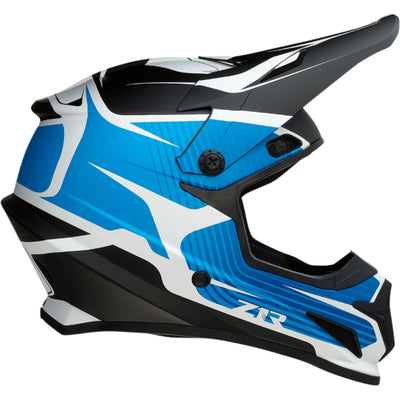 Z1R Rise Flame Helmet Blue - Right Side View