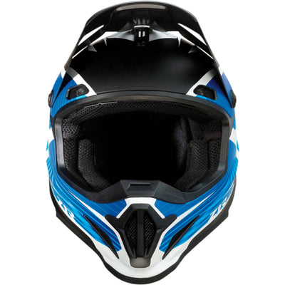 Z1R Rise Flame Helmet Blue - Front View