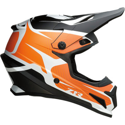 Z1R Rise Flame Helmet Orange - Right Side View