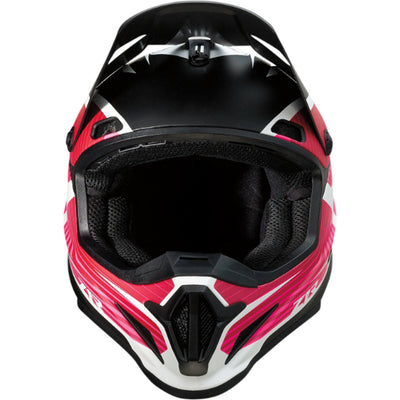 Z1R Rise Flame Helmet Pink - Front View