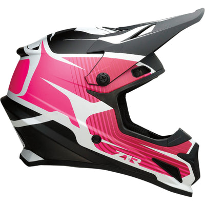 Z1R Rise Flame Helmet Pink - Right Side View