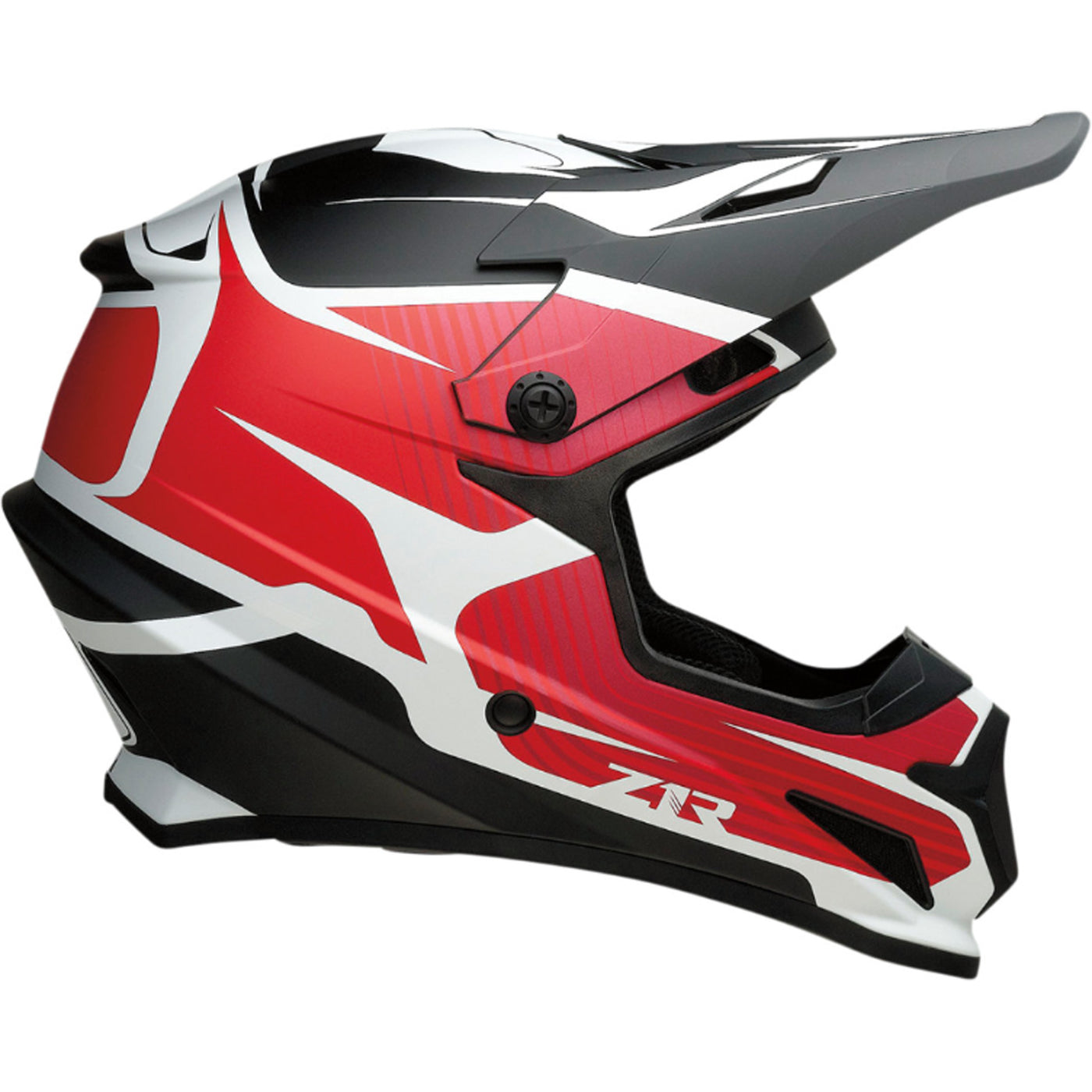 Z1R Rise Flame Helmet Red - Right Side View