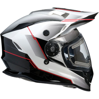 Z1R Range Bladestorm Snow Electric Helmet Black/Red/White - Right Side View