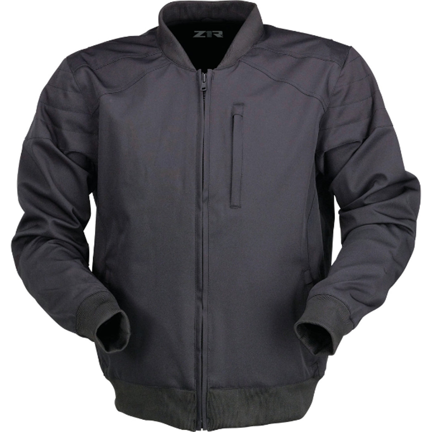 Z1R Shaman Bomber Jacket Black - Front View