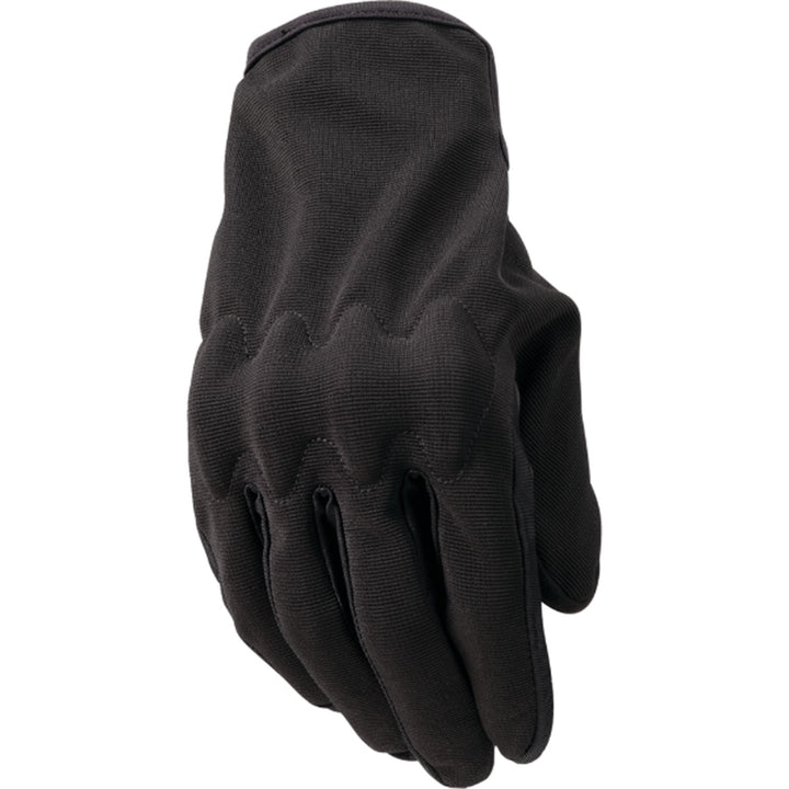 Z1R Slider Gloves Black - Back of Hand View
