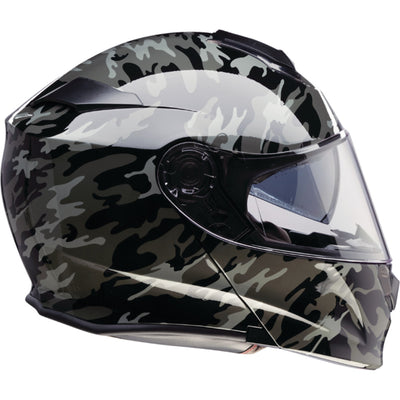 Z1R Solaris 2.0 Camo Helmet Black/Gray - Right Side View