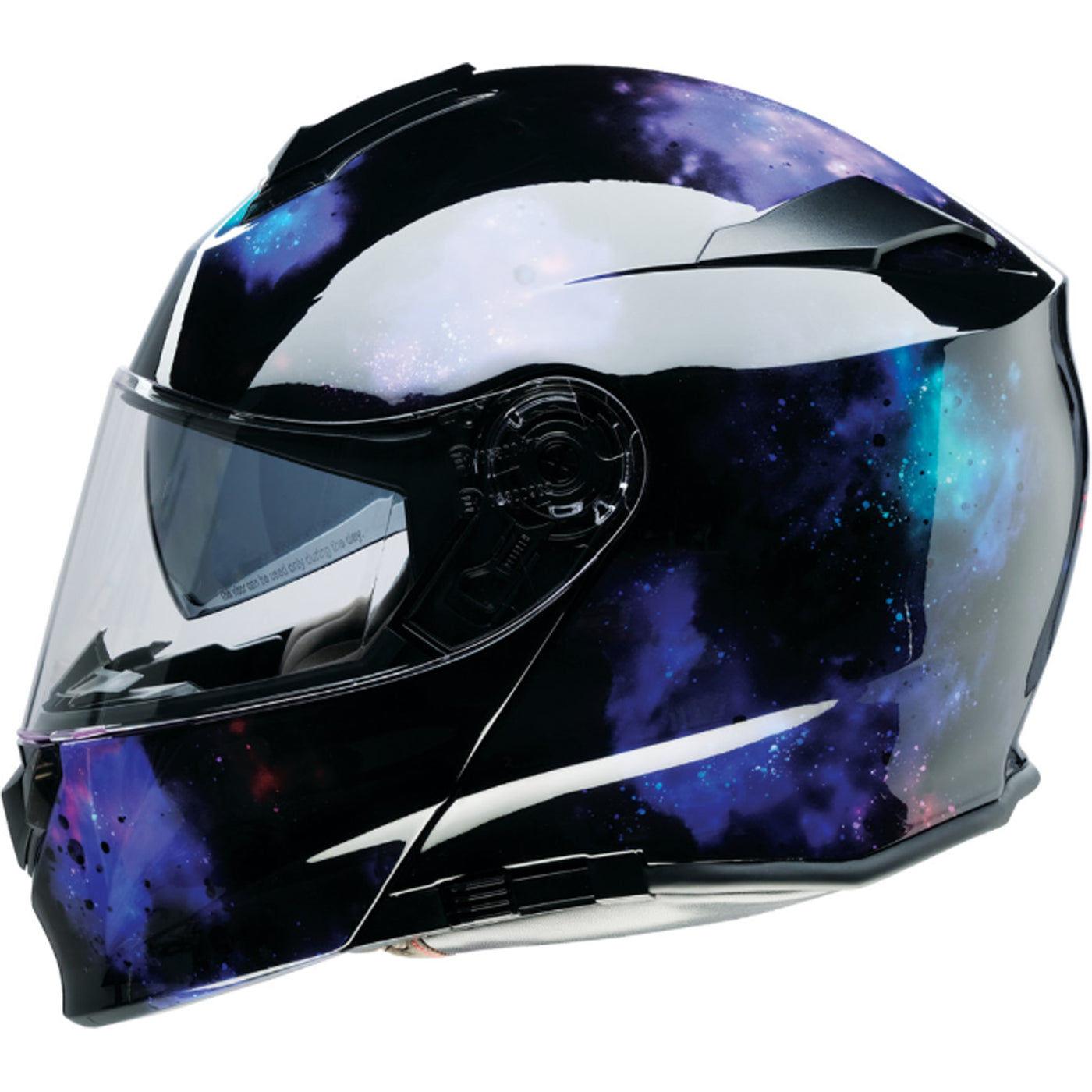 Z1R Solaris 2.0 Infinix Helmet Black - Left Side View