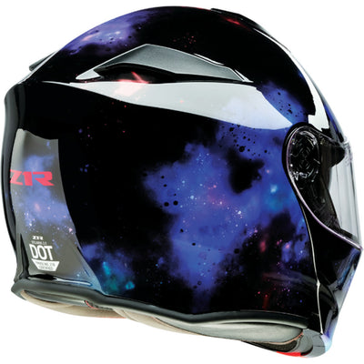 Z1R Solaris 2.0 Infinix Helmet Black - Rear Right Side View