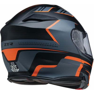 Z1R Solaris 2.0 Slater Helmet Orange - Rear Right Side View