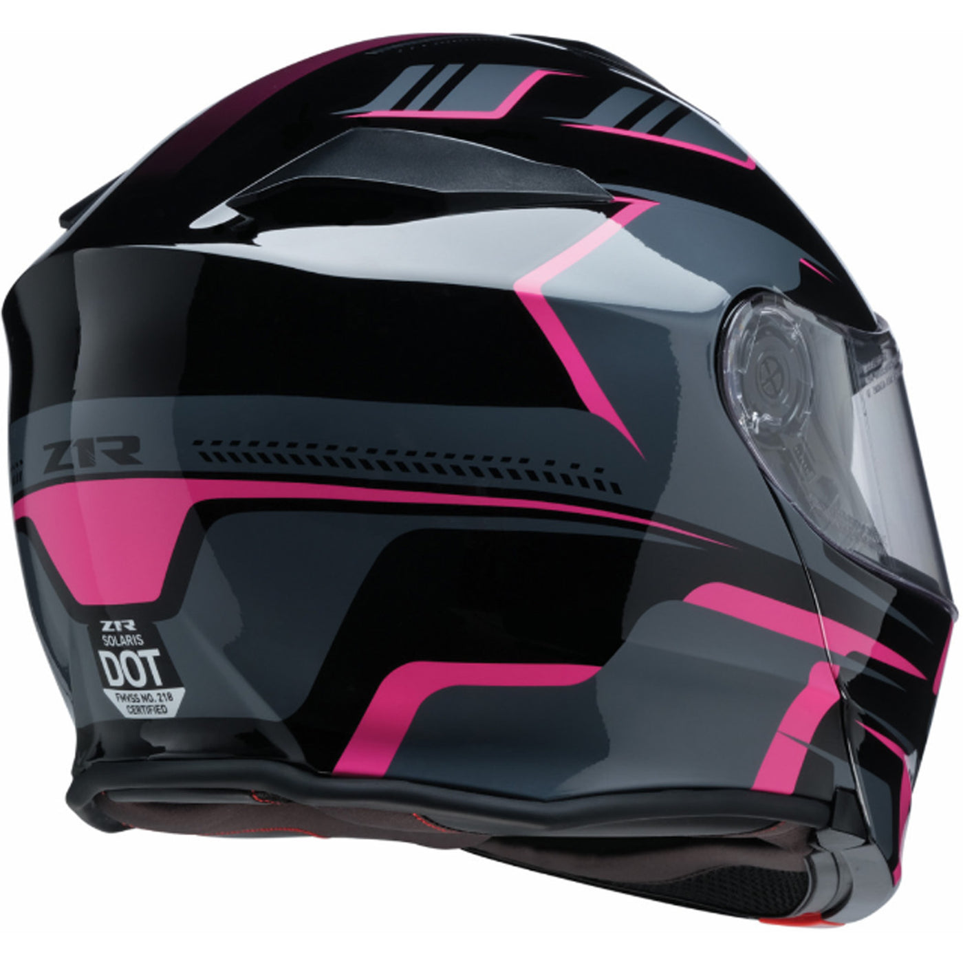 Z1R Solaris 2.0 Slater Helmet Pink - Rear Right Side View