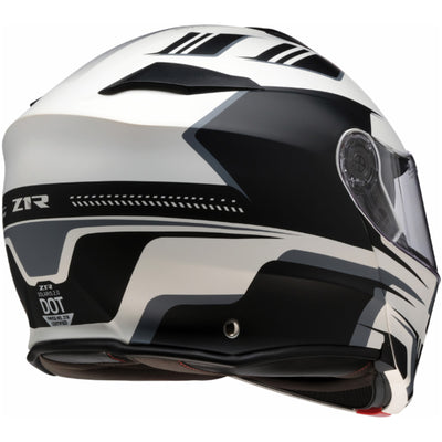 Z1R Solaris 2.0 Slater Helmet White - Rear Right Side View