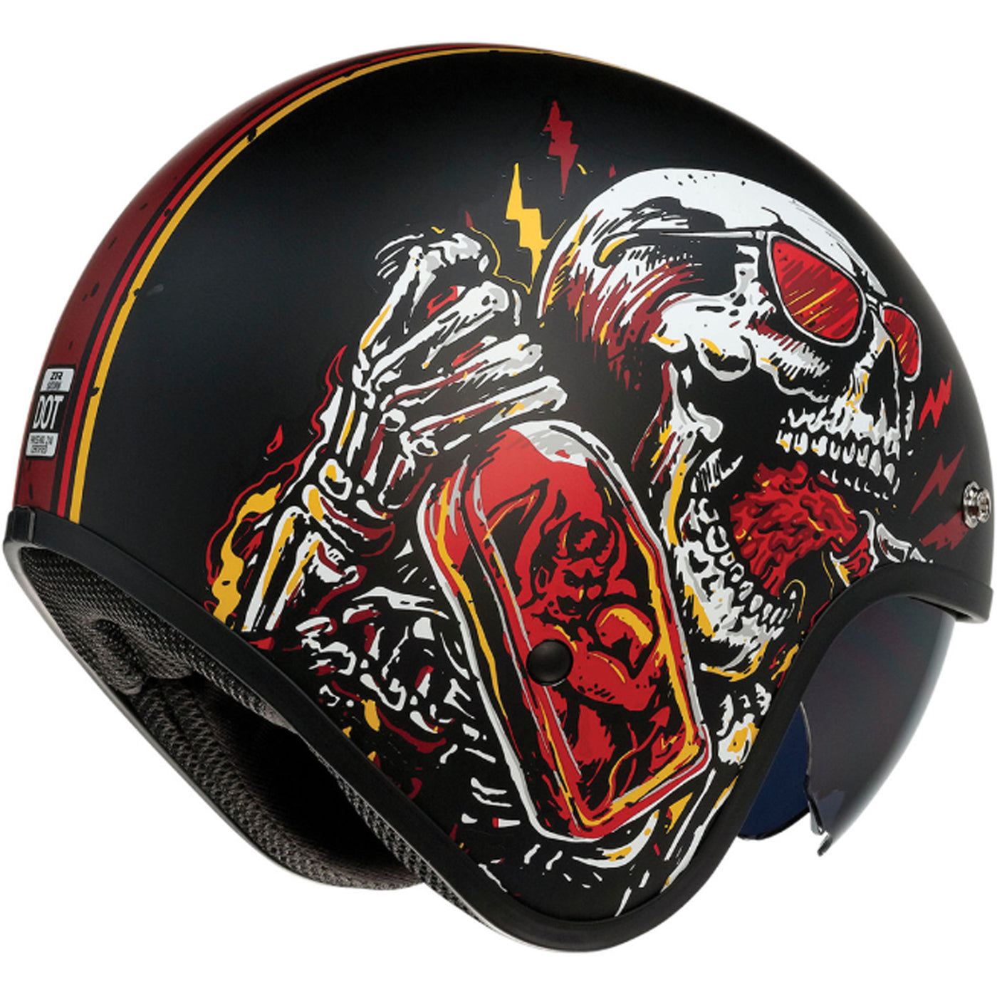 Z1R Saturn Devil Made Me Helmet