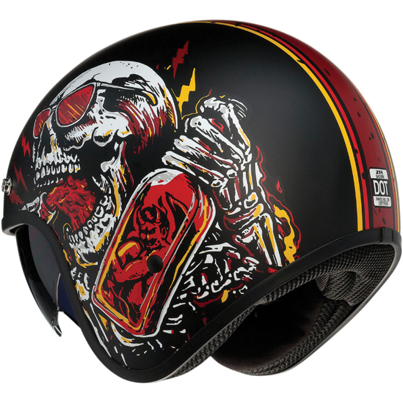 Z1R Saturn Devil Made Me Helmet