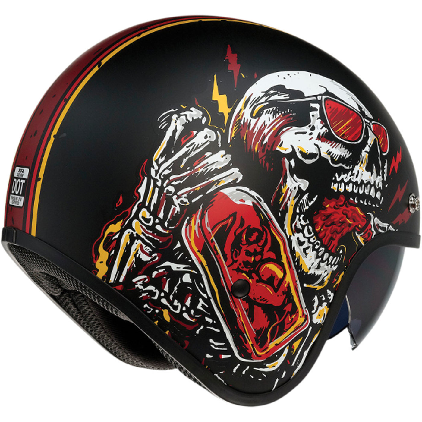 Z1R Saturn Devil Made Me Helmet