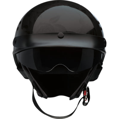 Z1R Vagrant NC Rose Helmet Black - Front View